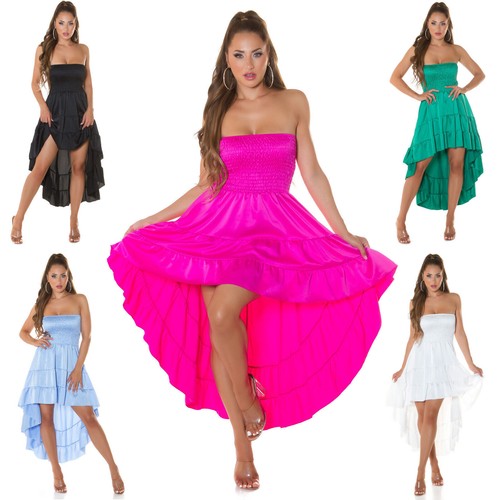 Koucla robe satin bandeau - satin,