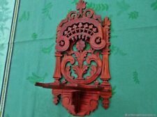 19th Century Flowerwood Antique Console Shelf Flowe Shelf