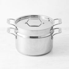 All-Clad Simply Strain Stainless-Steel 8 qt Multipot with lid