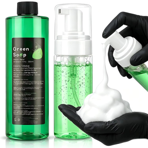 Kit savon vert tatouage - savon,
