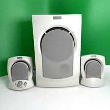 Vtg 2001 Altec Lansing AVS300 Multimedia Retro Computer Speakers Subwoofer Works