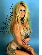BRIGITTE BARDOT Signed Autographed 8x12 SEXY BIKINI Photo