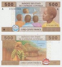 Central African States - Gabon 500 Francs (2010), p-406Ac, B106Ac UNC