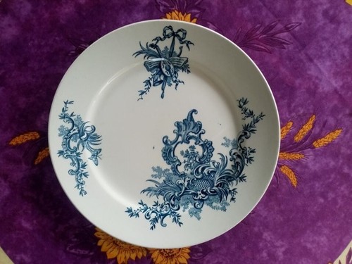 Assiette plate terre - terre, de