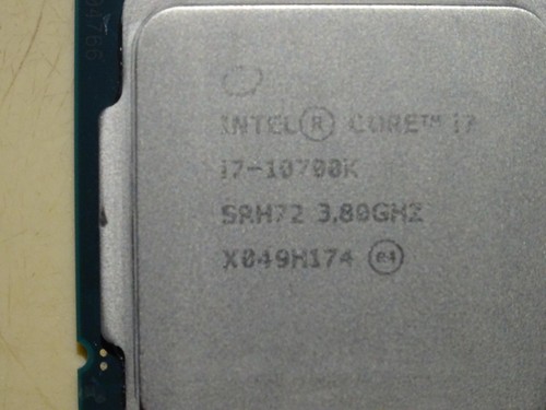 Intel core 10700k - core, i7-10700k