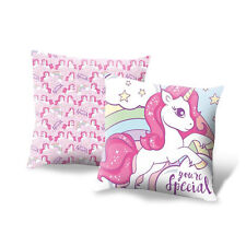 Coussin Officiel Unicorne Original 45x45 Cm Imprimé Chambre Enfant 1643