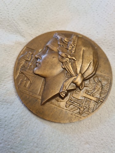 Médaille bronze syndicat - médaille,
