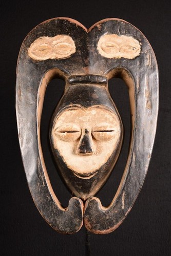 Masque kwele ancien africa - ancien, dr