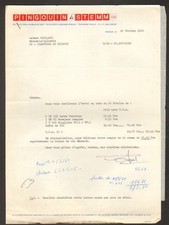 ROUBAIX (59) KNITTING WOOL & HABERDASHERY "PENGUIN & COAT OF ARMS" in 1969