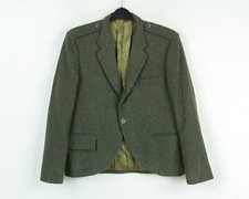 Sur Mesure LaFleche Bros Hommes UK 40S US Veste Tweed Laine Costume Blazer S