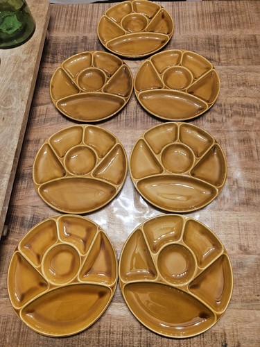 Assiettes fondue - (7, pieces)