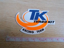 Motorcycle exhaust sticker TK - TURBO KIT - RACING TEAM