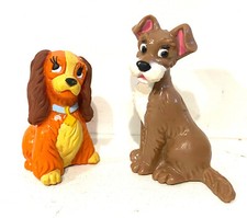 Vintage Walt Disney Beauty and the Tramp Bullyland Figures