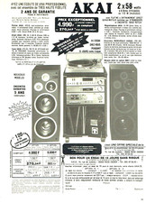 1981 Akai Advertising 04.24 Advertising Ads Hi-Fi Chain Platinum Tuner Amp