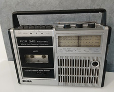 Vintage Saba Rcr 342 Boombox Portable Cassette Recorder Radio