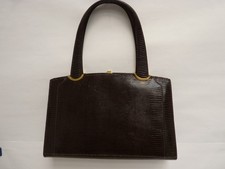 Ancien Sac à main lézard