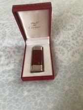 Briquet Cartier Laqué Rouge