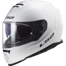 LS2 FF800 STORM DUAL VISOR ACU GOLD FULL FACE MOTORCYCLE MOTORBIKE HELMET WHITE
