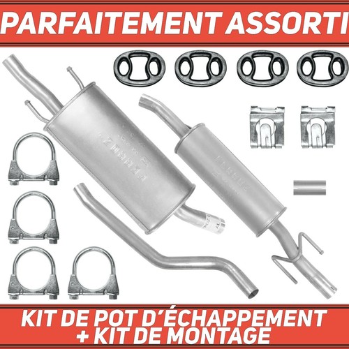 Kit pot échappement - kit, de