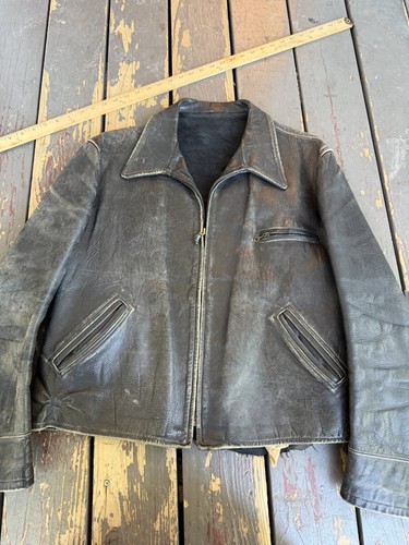 1940s horsehide leather - horsehide, sports