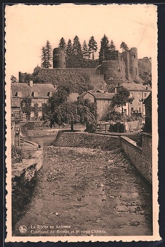 Cpa roche ardenne - en,