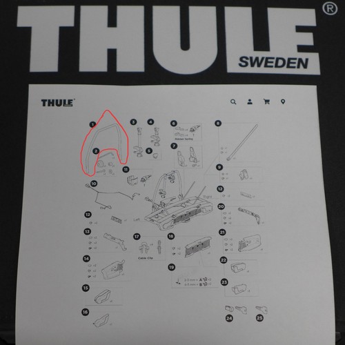 Thule bracket holder - thule,