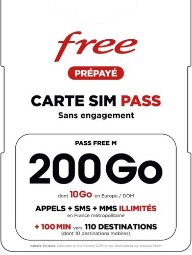 Carte sim prepayee - carte,
