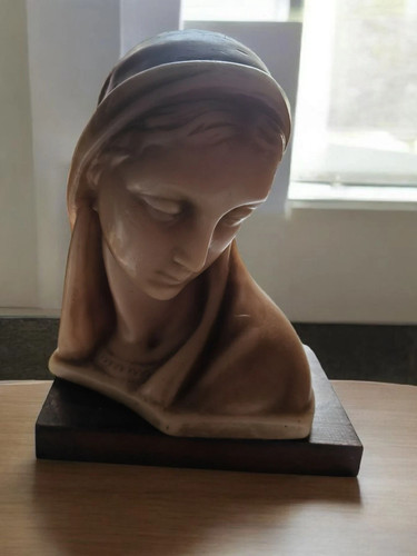 Statue religieuse cire de - en,
