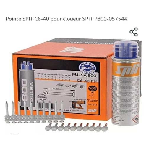 Clous spit pulsa 800 - pulsa, 800,40mm