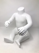 Silvestri California -  Baby Boy Girl Headless Mannequin Display Form White