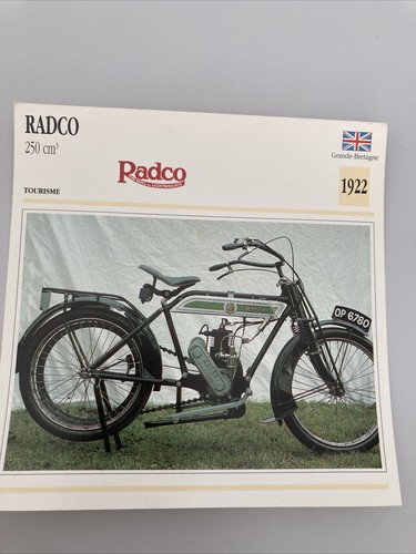 Radco 250 cm3 1922 - radco, moto