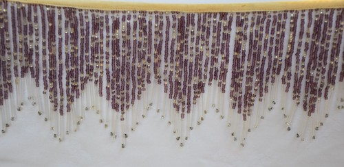Franges perles verre - franges, en