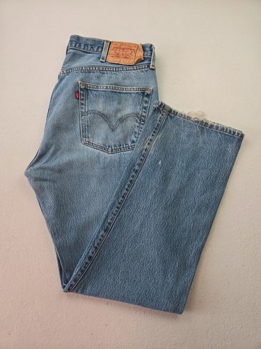Jean levi 501 bleu unisexe - jean,