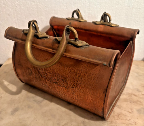 Jardiniere sac en cuivre - jardiniere,