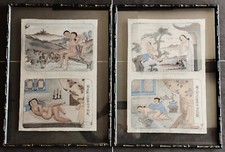 Deux ESTAMPES SOIE ART