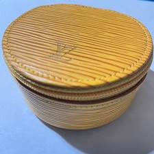 Louis Vuitton M48229 Epi Jewelry Case Ecrin Bijou Yellow Authentic