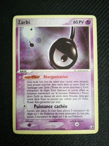Carte pokémon zarbi - pokémon,