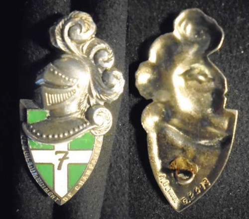 Insigne militaire 7 - militaire, 7°