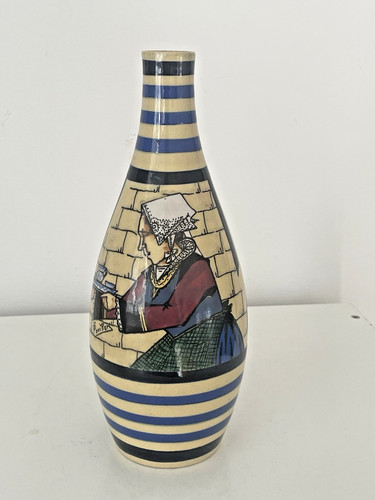 Vase quimper paul - quimper, fouillen