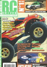 RC DRIVER N°01 BUGGY 1/5 MCO RACING/ HITEC AGGRESSOR CRX /X RAY T1 EVO / HPI R40