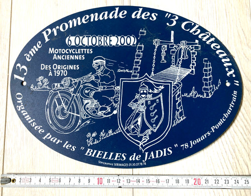 Plaque rallye motos - , anciennes