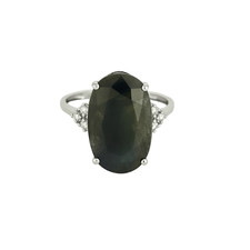 White Gold, Sapphire & Diamond Ring
