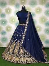 Neuf Créateur Lehenga Choli Lazzari Indien Fête Mariage Vêtement Bollywood