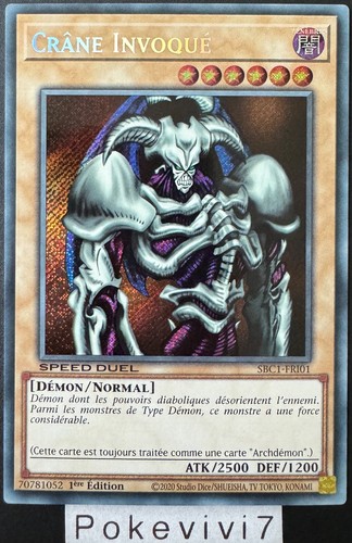 Carte crâne invoque - crÂne,