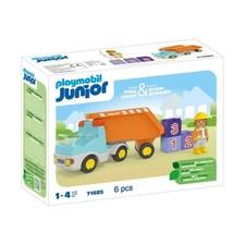 PLAYMOBIL Junior 71685 Camion benne, Des 12 mois