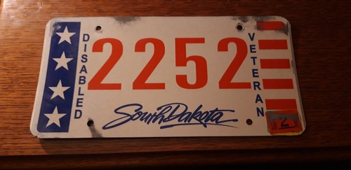 Plaque immatriculation south - plaque,