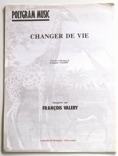 Partition vintage sheet - , music