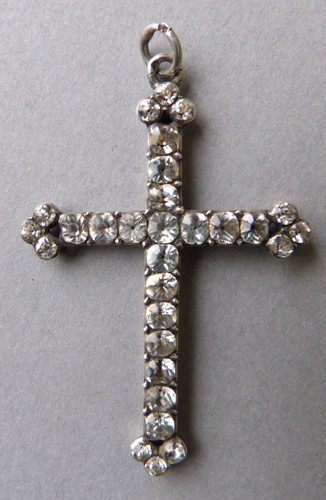 Croix pendentif argent massif