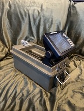 Lowrance X85 Fish Finder w/ Mount & knobs, Power cord, Depth & Speed Transducers