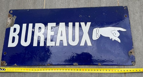 Ancienne plaque émaillée